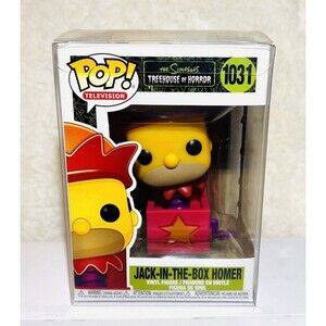 Funko Pop The Simpsons JACK-IN-THE-BOX HOMER #1031 (2020 Vaulted) W/Protector